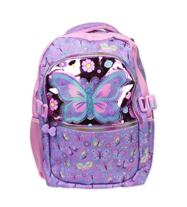 Vest Brand Adorable Butterfly Themed School Bag for Girls – Spacious & Stylish Backpack for Grade 1 & 2 (U2092)