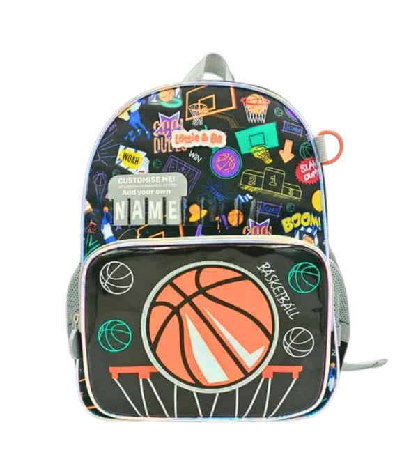 Vest Brand Basketball Kids School Bag with Name Customization – KG 1 & KG 2 (U2021)