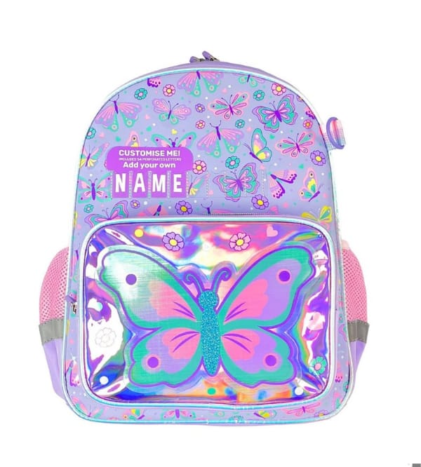 Vest Brand Butterfly Kids School Bag with Name Customization – KG 1 & KG 2 (U2021)