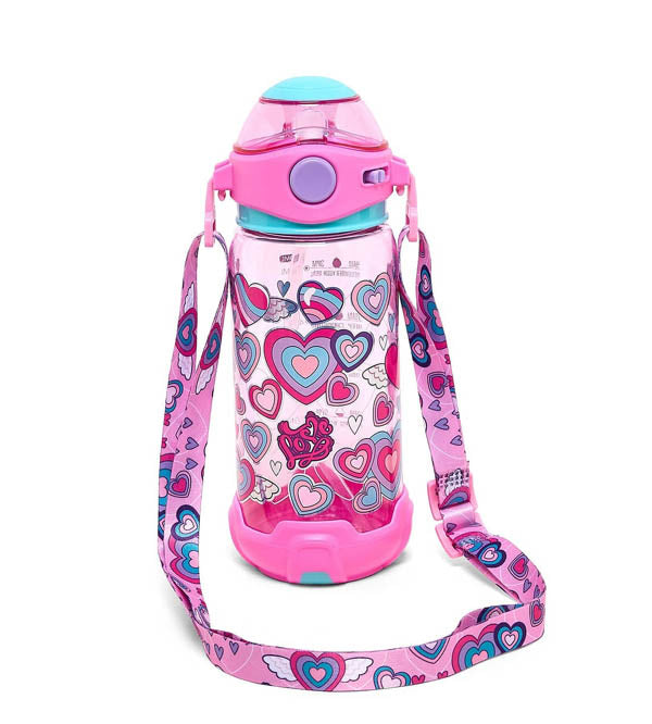 Vest Brand Heart Design Water Bottle – Adorable, Safe & Easy to Use (U2051)