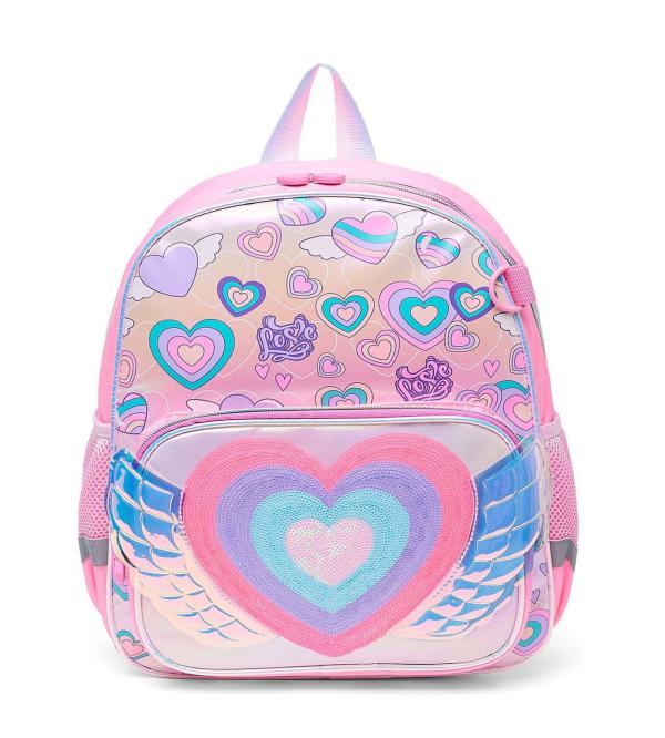Vest Brand Hearts Kids School Bag with Name Customization – KG 1 & KG 2 (U2021)