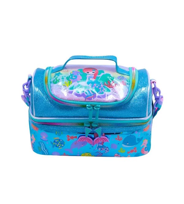 Vest Brand Mermaid Two-Compartment Insulated Lunch Bag for Kids – Durable, Washable & Spacious