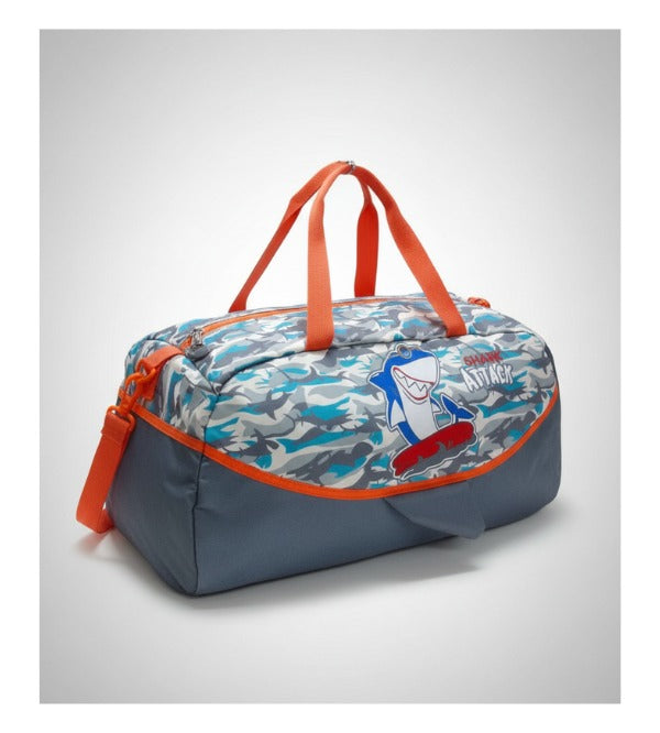 Shark Design Duffel Bag for Kids – Durable, Spacious & Cool Travel Handbag
