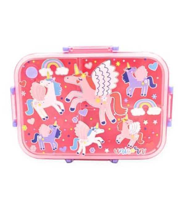 Vest Brand Unicorn Magic Leak-Proof Lunch Box for Kids | 3 Compartments (U2096)