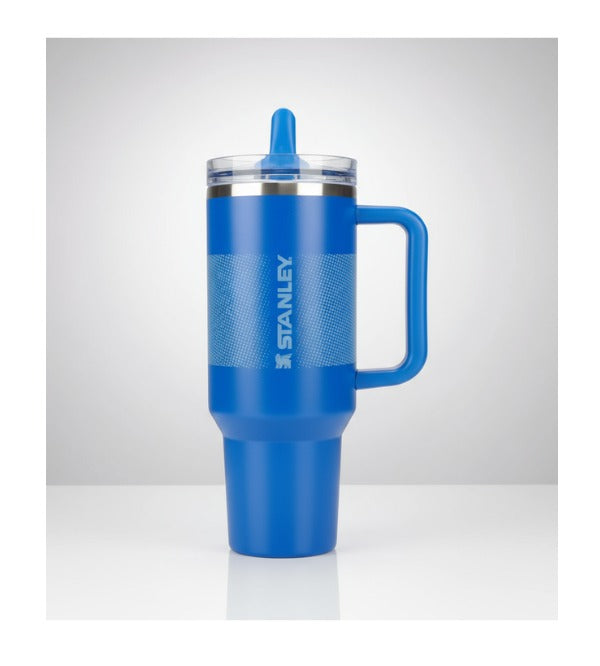 Stanley Pro Tour 40 oz Royal Blue Flip Straw Tumbler – Premium Stainless Steel Insulated Water Cup