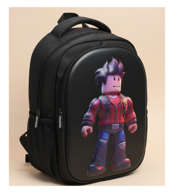 Roblox 3D School Bag – 15 Inch | Cute & Durable Backpack for Kids | Grade 1–2 (SMG-145)