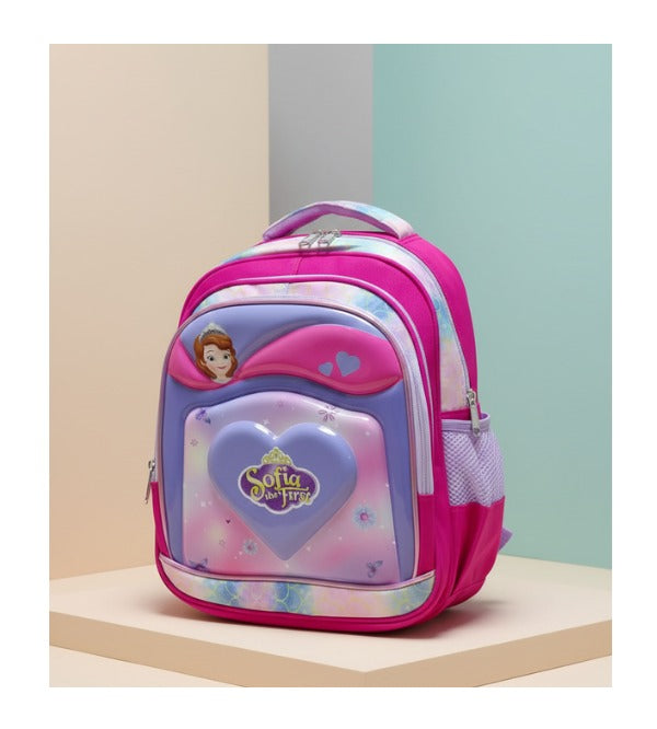 Sofia The First Princess 3D School Bag – Premium Kids Backpack for KG 1 & KG 2 (6149-2)