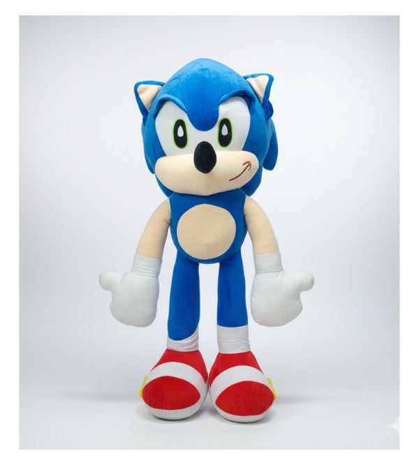 Giant 36-Inch Sonic The Hedgehog Plush Toy – Jumbo Soft Toy for Kids (Washable Stuff)