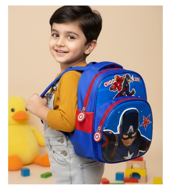 Captain America Backpack Bag for Play Group / Travel (KC5610)