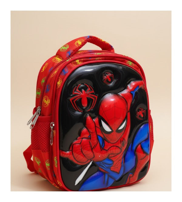 Spider Man Themed Small Premium Lunch Bag / Travel Backpack for Play Group (5909)