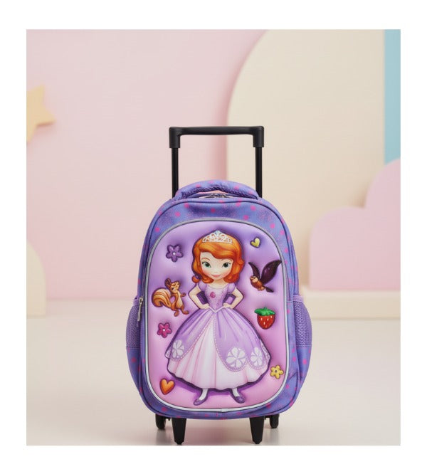 Sofia The First Themed Small Trolley Bag for Playgroup (HSD-33012T)