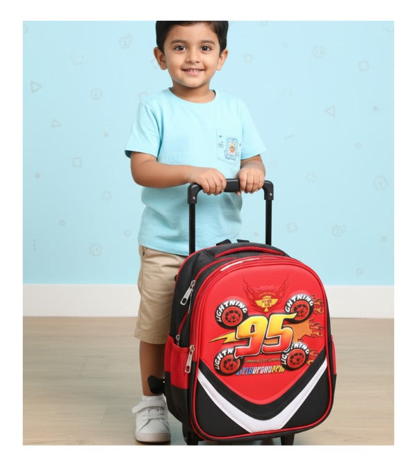 Mc Queen Cars School Bag Trolley For KG-1 & KG-2 (13020)