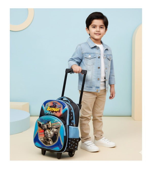Batman Themed School Trolley Bag for Kindergarten Kids (T14115)