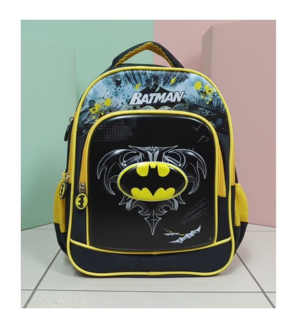 Batman Themed Premium Quality Three Portion School Bag for KG 1 & KG 2 (2020)