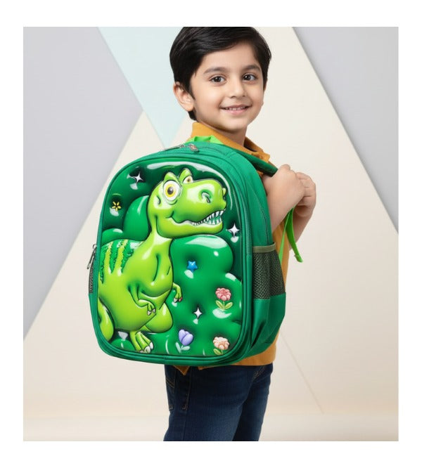 Dinosaur Themed 3D School Bag for KG 1 & KG 2 (13020N)