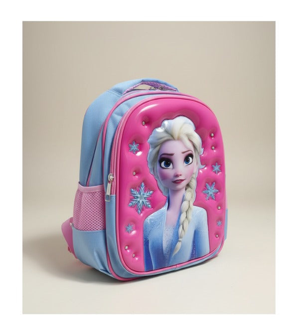 Frozen Elsa Themed 3D School Bag for KG 1 & KG 2 (13020N)