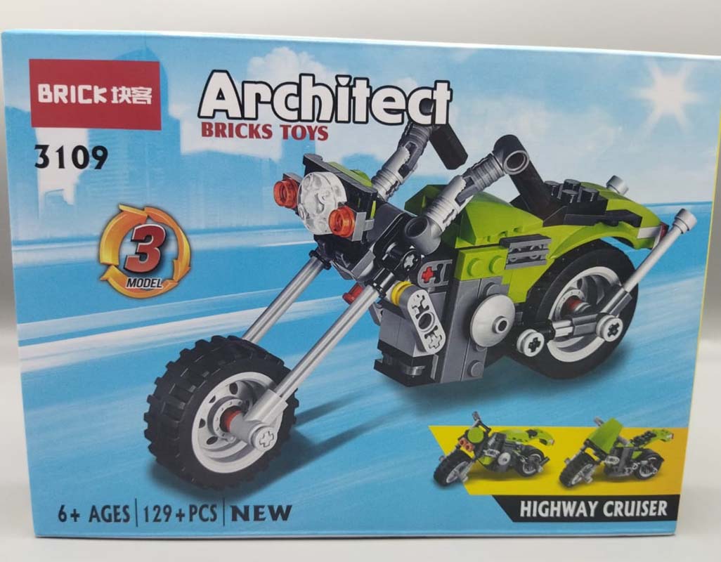 Highway Cruiser Architect Bricks Toy (3109)