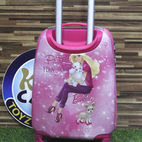Load image into Gallery viewer, Barbie 4 Wheels Children Kids Luggage Travel Bag / Suitcase 16 Inches
