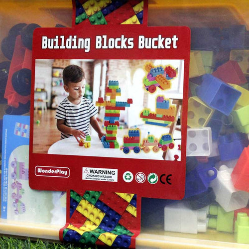 Load image into Gallery viewer, Building Blocks Bucket 300 Pcs (WP003-300)
