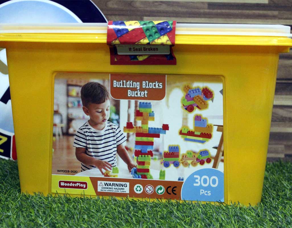 Building Blocks Bucket 300 Pcs (WP003-300)