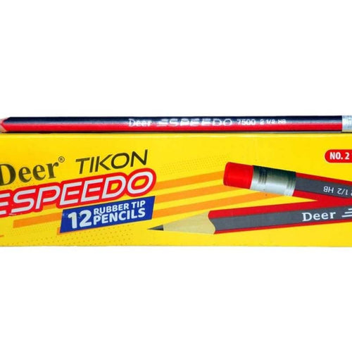Load image into Gallery viewer, Deer Black Lead Tikon Speedo 12 Pc Pencils Set (7500-HB)
