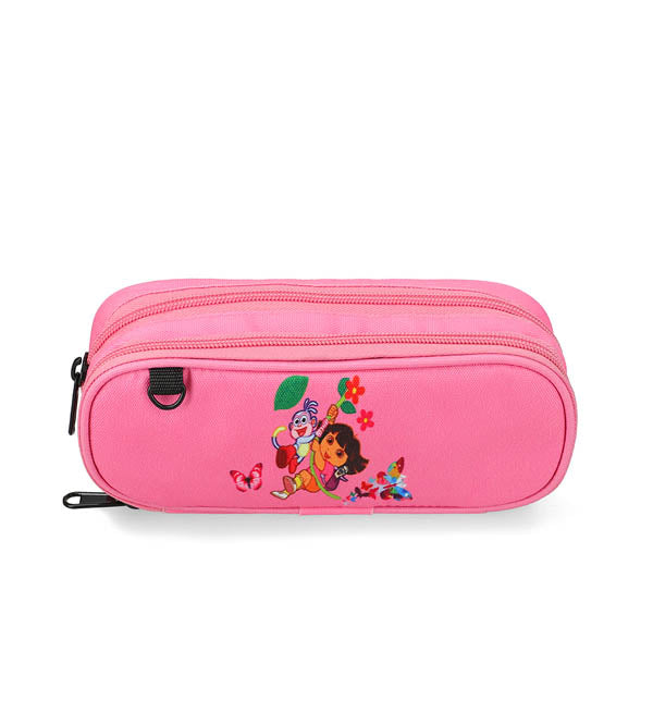 Bembel Brand Dora The Explorer Themed Two Zipper Stationery Pouch