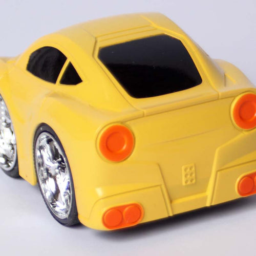 Load image into Gallery viewer, Friction Powered Model Toy Car Yellow (LY138L)
