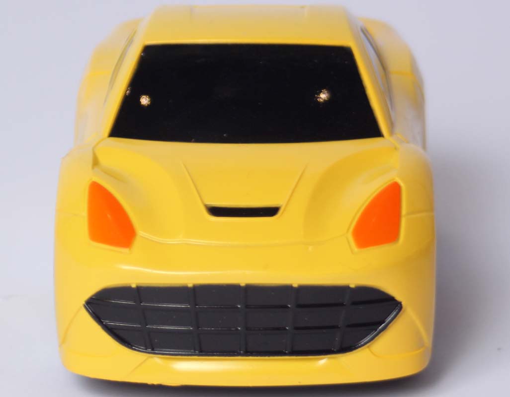 Friction Powered Model Toy Car Yellow (LY138L)