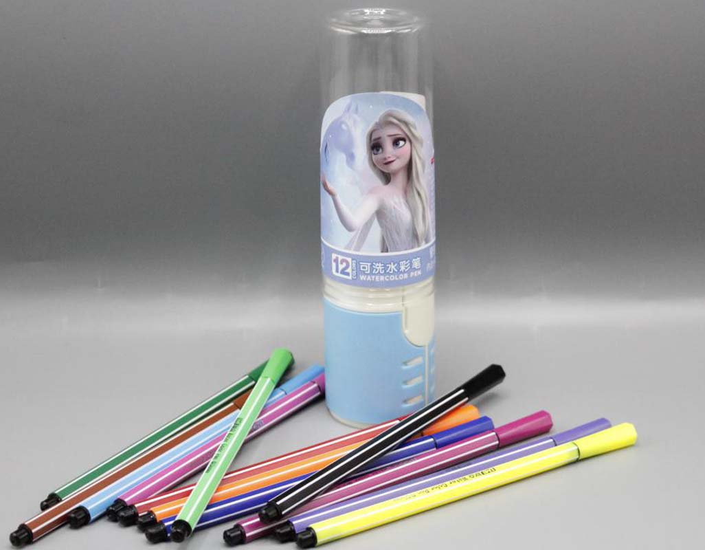 Frozen Pack of 12 Washable Markers (1479)