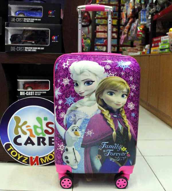 Frozen 4 Wheels Children Kids Luggage Travel Bag / Suitcase 20 Inches