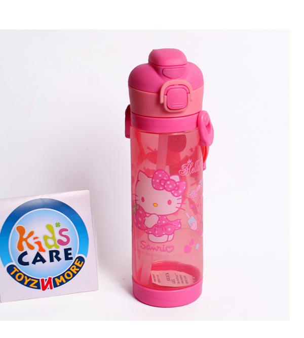 Hello Kitty Themed Dual Option BPA Free 450 ml School Water Bottle (NPC-450)