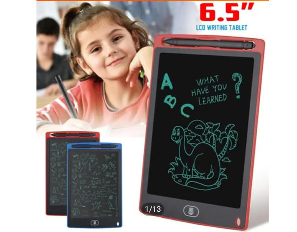 LCD Writing Tablet With Multicolor Writing 6.5 Inches Blue (BB6501C)