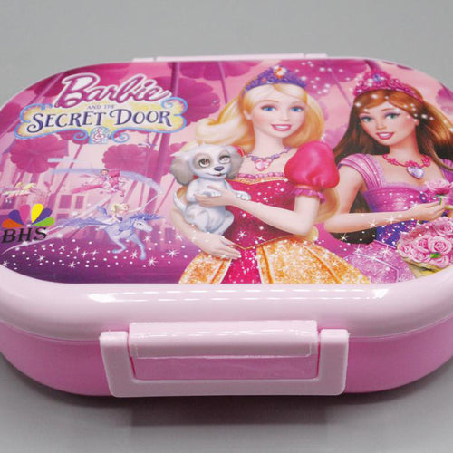 Load image into Gallery viewer, Barbie Lunch Box With Two Portions, Spoon &amp; Fork (KC5271)
