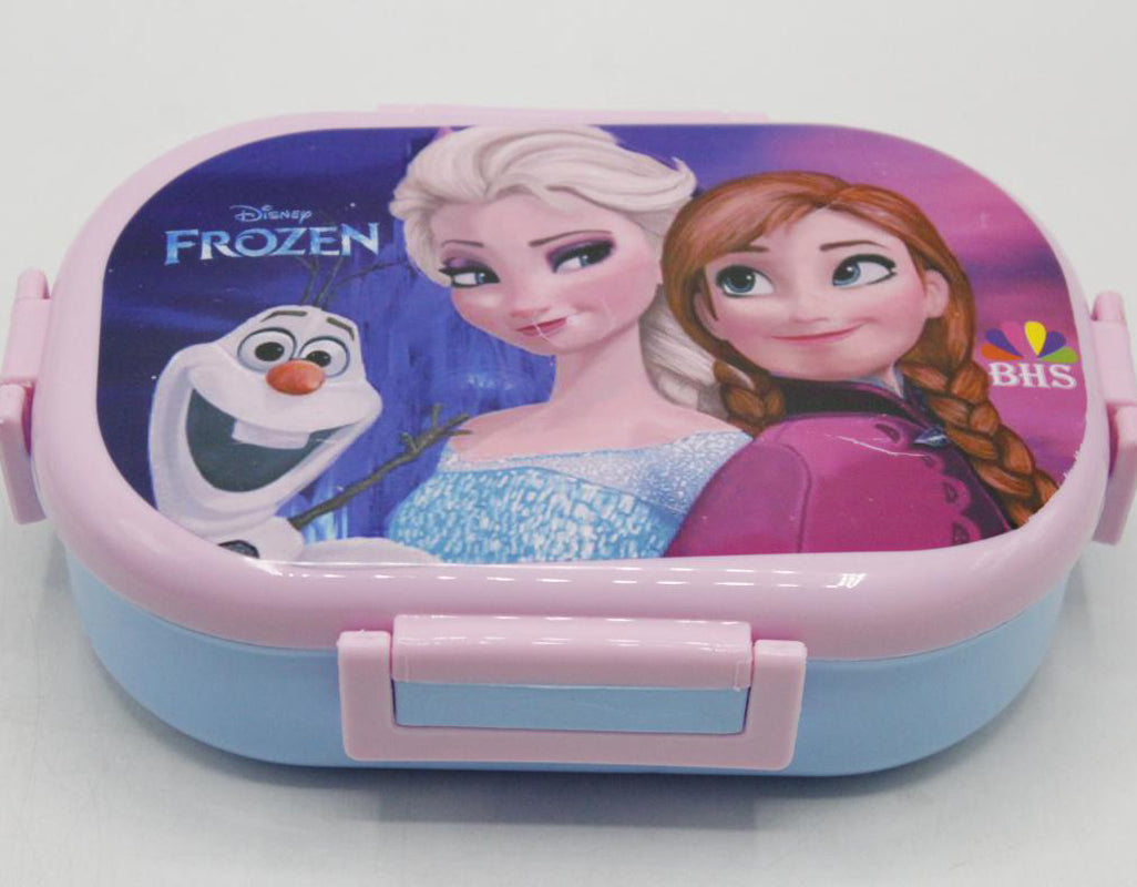 Frozen Lunch Box With Two Portions, Spoon & Fork (KC5271)