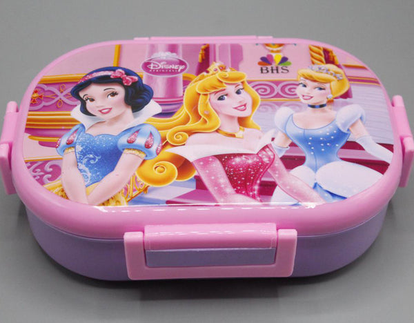 Princess Lunch Box With Two Portions, Spoon & Fork (KC5271)