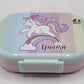 Unicorn Lunch Box With Two Portions, Spoon & Fork (KC5271)