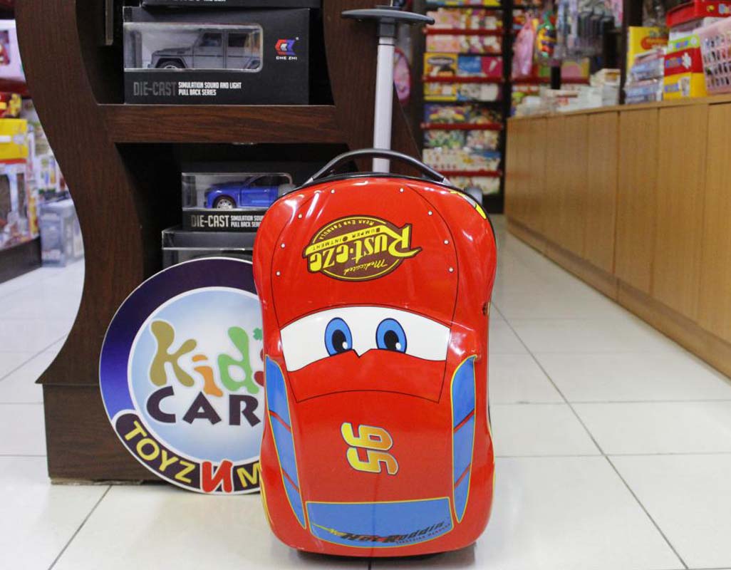 Cars Kids Luggage Traveling Bag / Suitcase 18 Inches