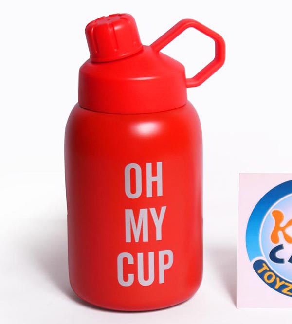 850 ml Stainless Steel Thermal Water Bottle - Orange (CY-055)