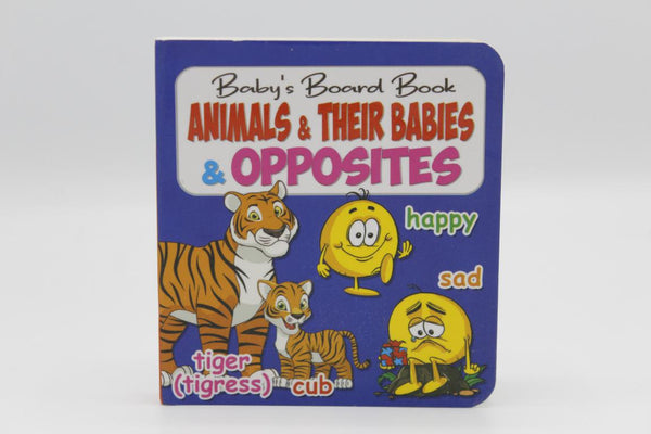 Animals & Their Babies & Opposites Baby's Board Book