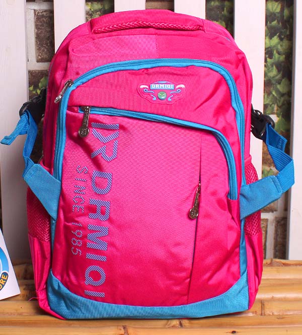 DR Miqi Brand School Bag / Travel Backpack - Pink (T2858)