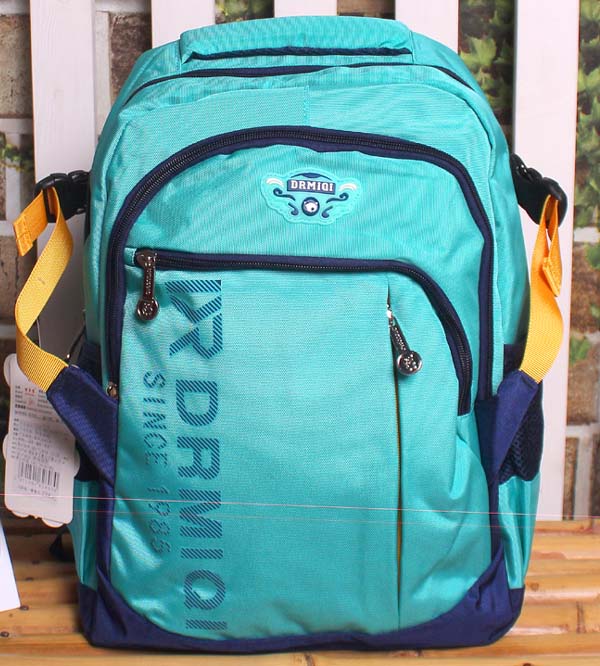 DR Miqi Brand School Bag / Travel Backpack - Turquoise (T2858)