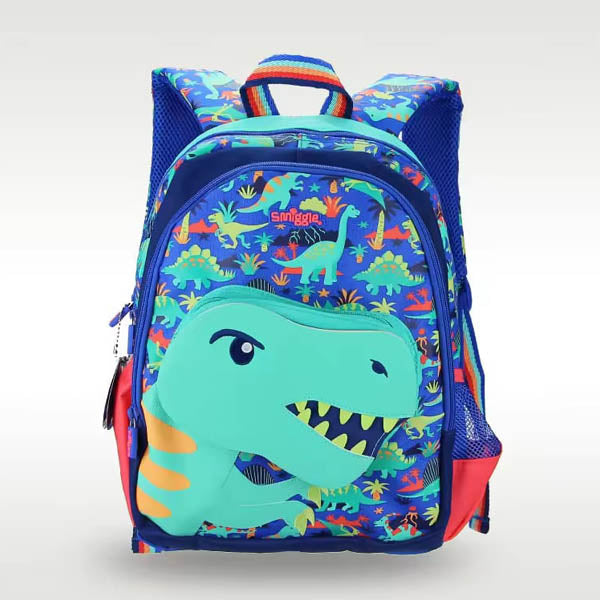 Smiggle Dinosaur Roar Adventure Backpack - Kids School & Travel Bag (KG1-KG2)