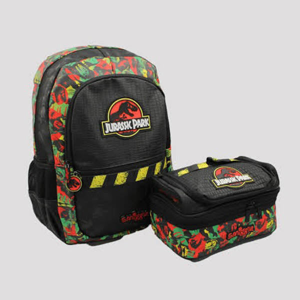 Smiggle Jurassic Park School Bag & Lunch Bag Bundle (Grades 2-4)