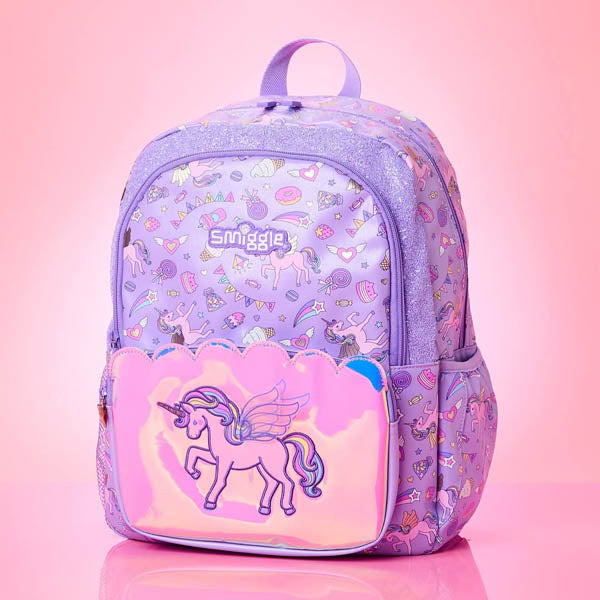 Smiggle Magical Unicorn School Bag - Durable, Comfortable & Spacious Backpack for Grade 2-4
