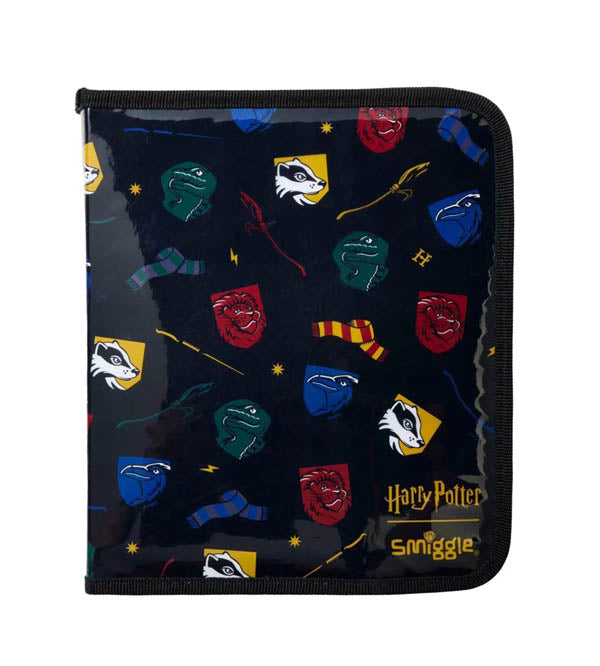 Smiggle Harry Potter Hogwarts Zip It Pencil Case – Complete Stationery Set for Kids