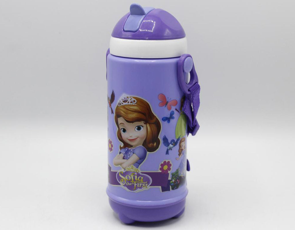 Sofia Purple Water Bottle For Girls (NX-420)