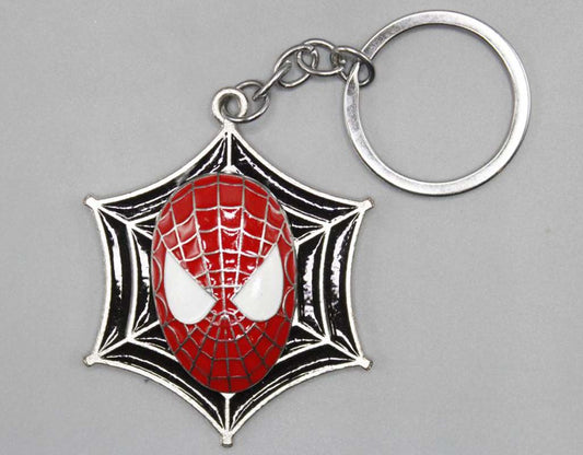 Spider Man Logo Metallic Rotating Key Chain (KC5665)