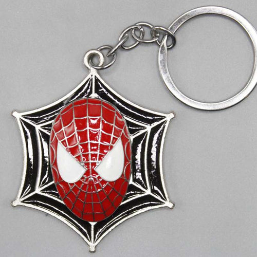 Load image into Gallery viewer, Spider Man Logo Metallic Rotating Key Chain (KC5665)

