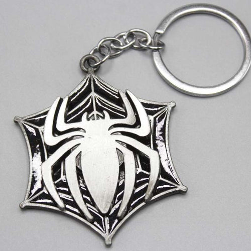 Load image into Gallery viewer, Spider Man Web Metallic Rotating Key Chain (KC5665)

