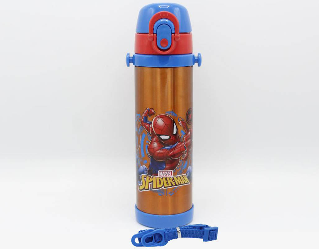 Spider Man Red Thermal Metallic Water Bottle (GX-500)